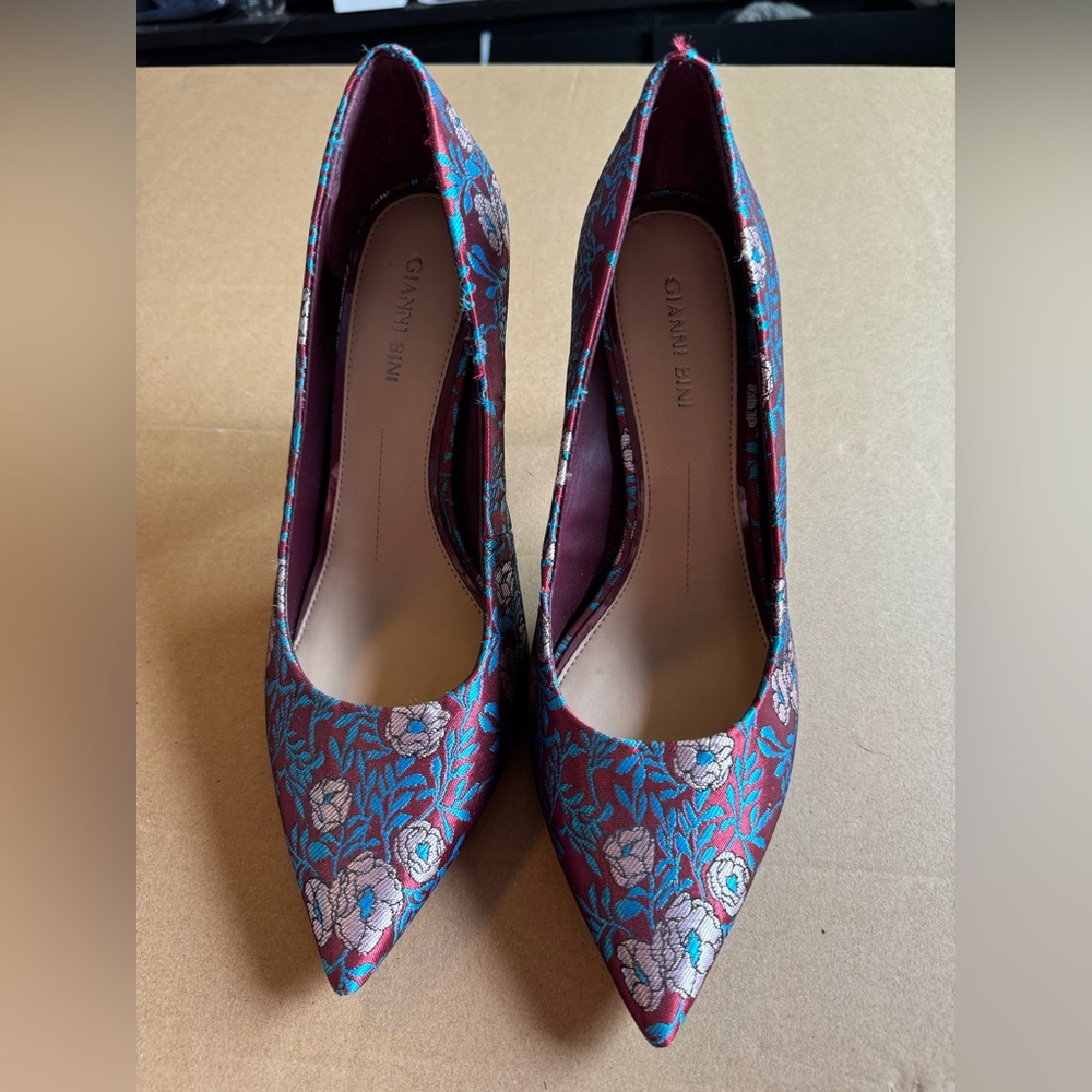 Gianni bini floral high heels size 10 - Picture 2 of 7